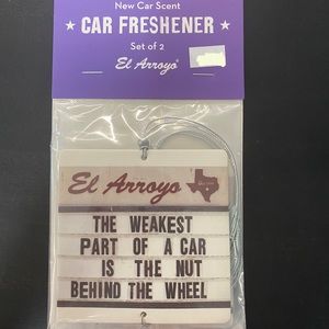 El Arroyo Car Freshener- New Car Scent